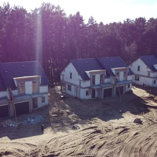 Sosnowy Zakątek - Nieruchomości Zielona Góra, plac budowy