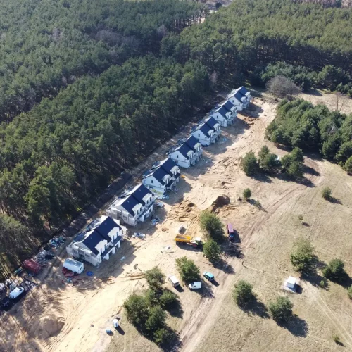 Sosnowy Zakątek - Nieruchomości Zielona Góra, plac budowy