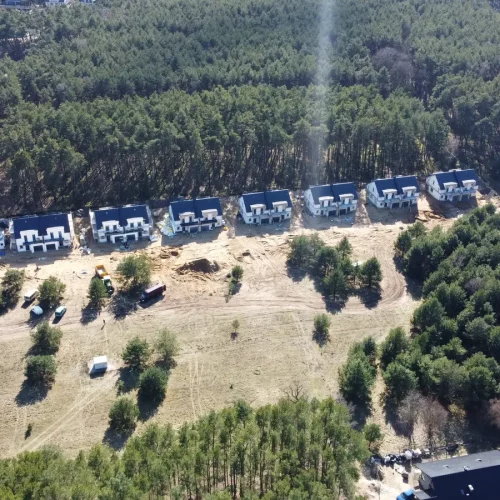 Sosnowy Zakątek - Nieruchomości Zielona Góra, plac budowy