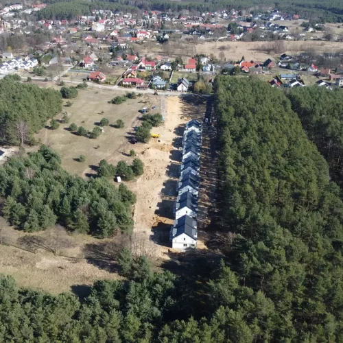 Sosnowy Zakątek - Nieruchomości Zielona Góra, plac budowy