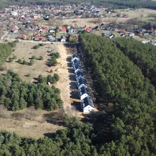 Sosnowy Zakątek - Nieruchomości Zielona Góra, plac budowy
