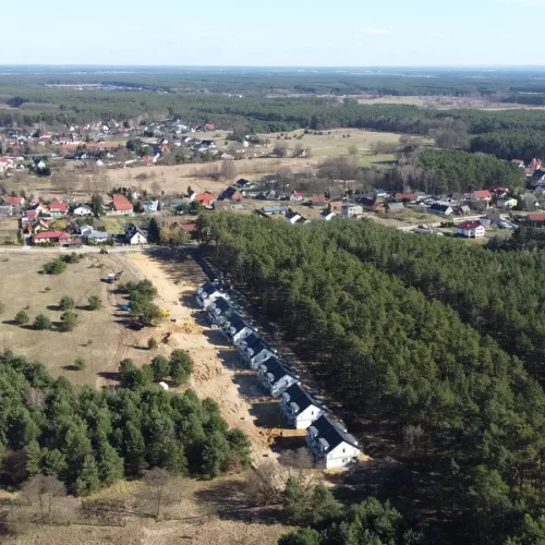 Sosnowy Zakątek - Nieruchomości Zielona Góra, plac budowy