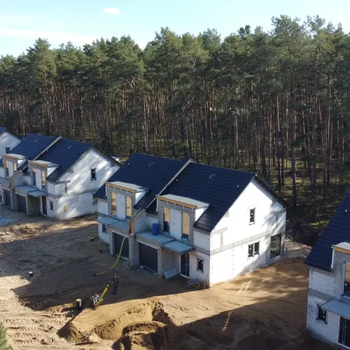 Sosnowy Zakątek - Nieruchomości Zielona Góra, plac budowy