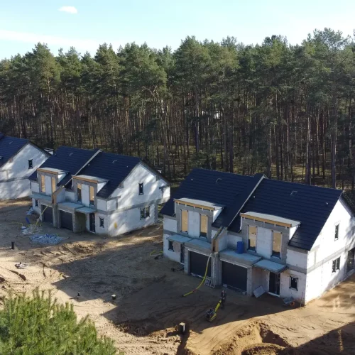 Sosnowy Zakątek - Nieruchomości Zielona Góra, plac budowy