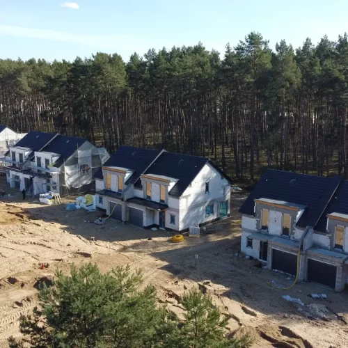 Sosnowy Zakątek - Nieruchomości Zielona Góra, plac budowy