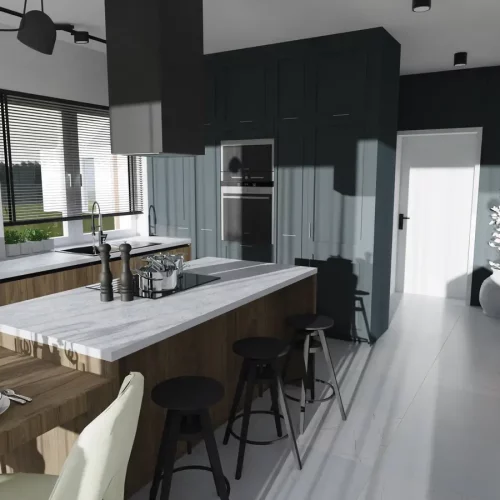 Sosnowy Zakątek - Wariant pod klucz, wizualizacja