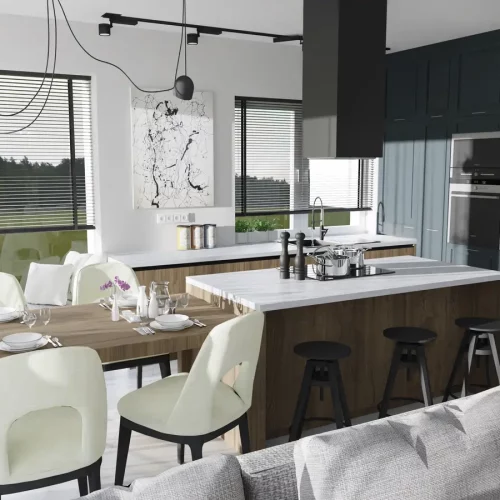 Sosnowy Zakątek - Wariant pod klucz, wizualizacja