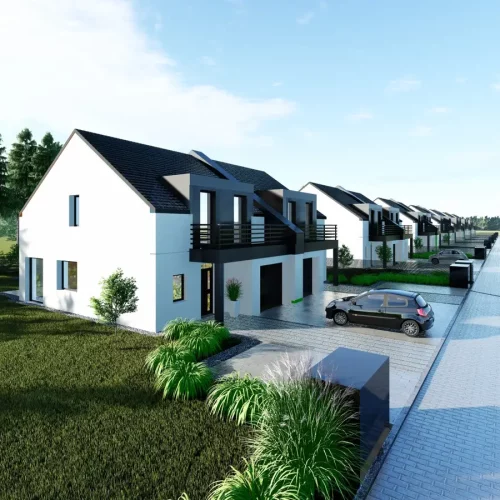 Sosnowy Zakątek - Wizualizacja osiedla